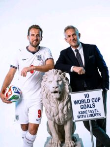 Harry Kane Joins Gary Lineker at the Top of England’s World Cup Scoring Charts